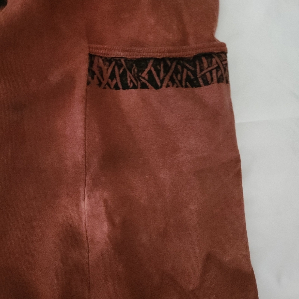 Chic Women's size XL orange vintage dress #KK6 - Picture 3 of 3